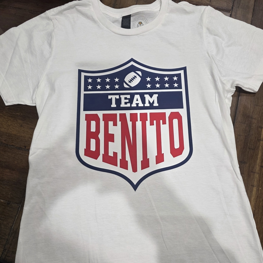 Team Benito White T-Shirt